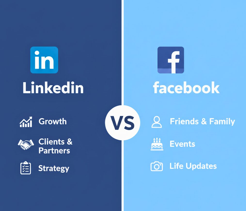 LinkedIn VS Facebook