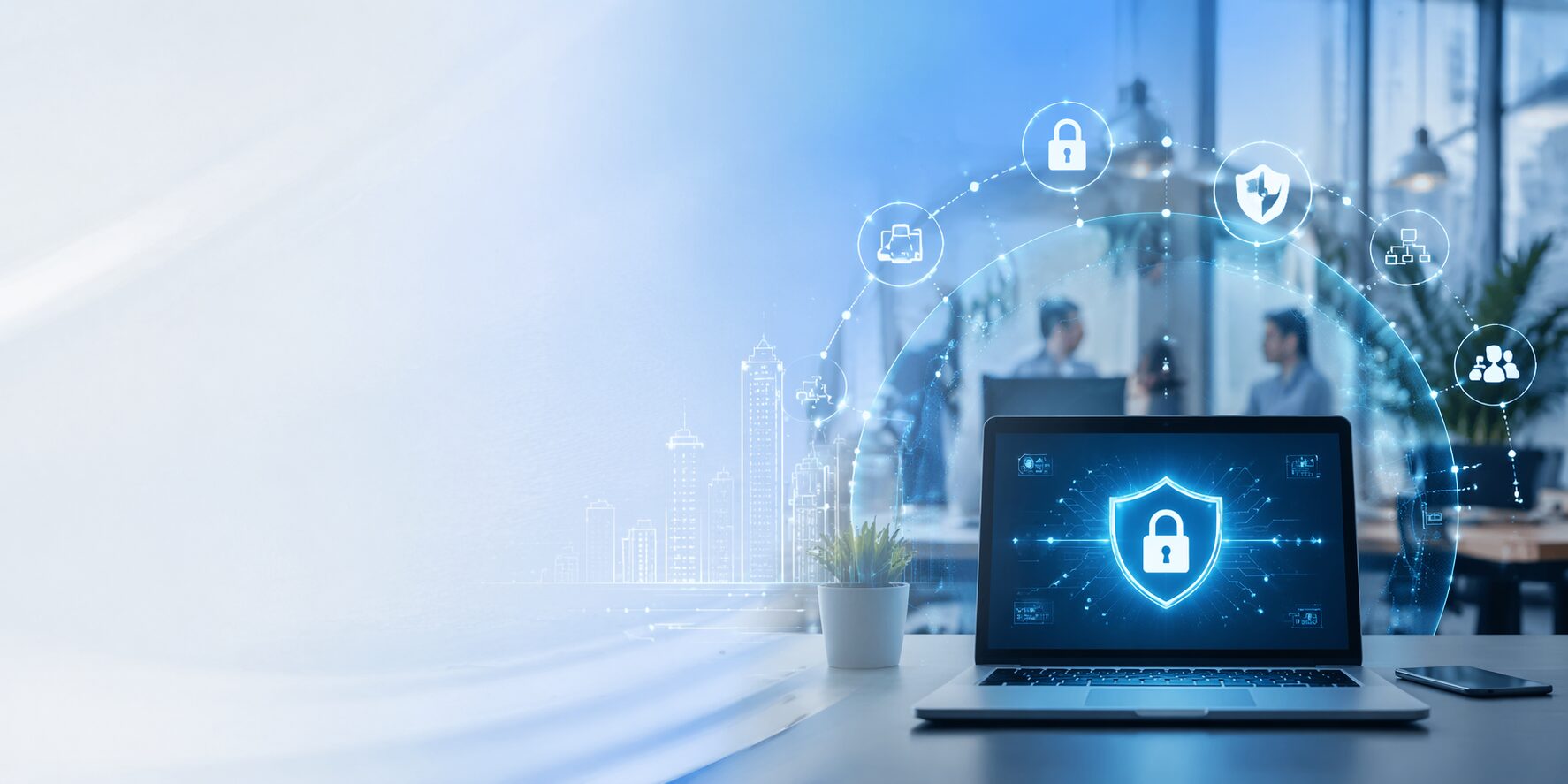 Bureau moderne et sécurité